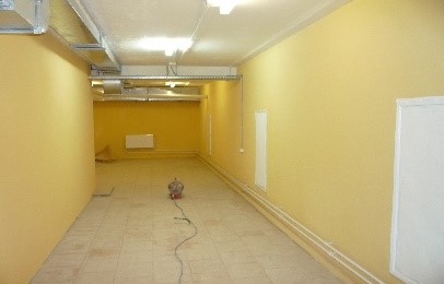 Окончание ремонт коридора помещения